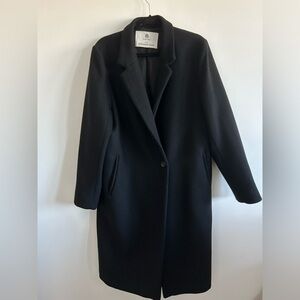 Babaton Stedman Coat Size Large Black